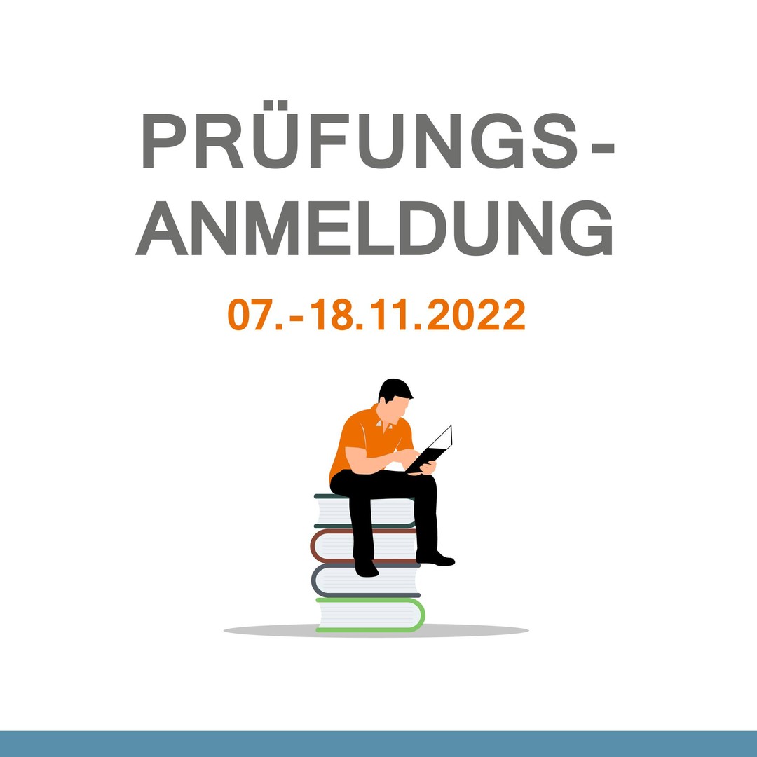 Es ist wieder soweit ⏳
Die Prüfungsanmeldung steht vor der Tür. Der Anmeldezeitraum startete bereits am 7. November und endet am 18. November 2022.
Die Prüfungsanmeldung erfolgt wieder über das neue CampusPortal der FHWS. Dort findet ihr auch ein kurzes Erklärvideo zur Anmeldung.