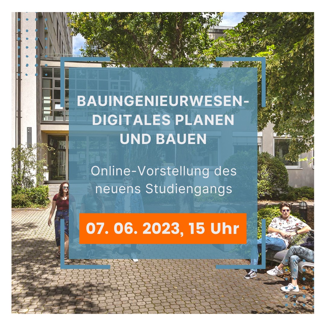 An alle Studieninteressierten:
Wie ihr vermutlich schon mitbekommen habt, findet in diesem Jahr vom 31. Mai bis zum 9. Juni wieder das Schnupperstudium an der THWS statt. 👉 Die Angebote unserer Fakultät findet ihr in unserem Post zum Schnupperstudium.
NEU dazu gekommen ist eine Online-Veranstaltung, bei der unser neuer Bachelorstudiengang "Bauingenieurwesen - digitales Planen und Bauen" vorgestellt wird. Der Studiengangleiter Prof. Dr. Müller de Vries erklärt euch die Unterschiede zum regulären Bauingenieursstudium und welche Vorteile das Studium euch auf dem Arbeitsmarkt bringt.
Den Link zur Online-Veranstaltung sowie die Termine der anderen Angebote findet ihr bei den Meldungen auf der Startseite der FAB-Webseite.
Wir freuen uns auf euch 🤗
#bauingenieurwesenstudieren #bauingenieurwesendigital #studiereninwürzburg #thws #werkfabrik #bim #neuerstudiengang